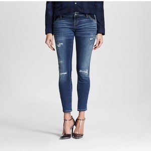 Maternity Ankle Skinny Jeans with side panel